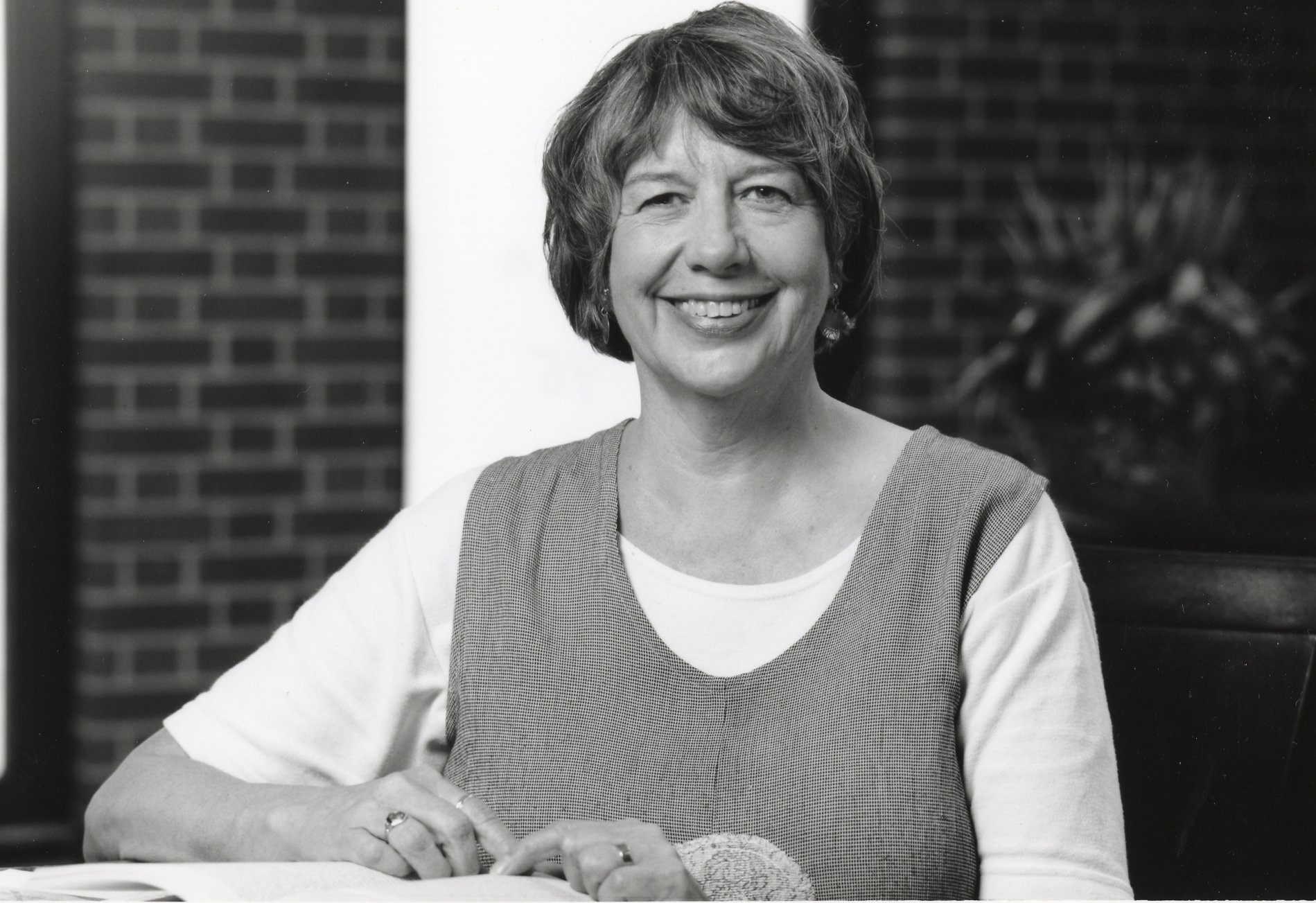 A staff portrait taken of Valerie Browne, first WLA Director, in 2005.